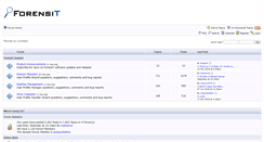 Desktop Screenshot of forum.forensit.com