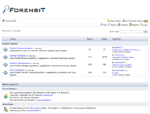 Tablet Screenshot of forum.forensit.com